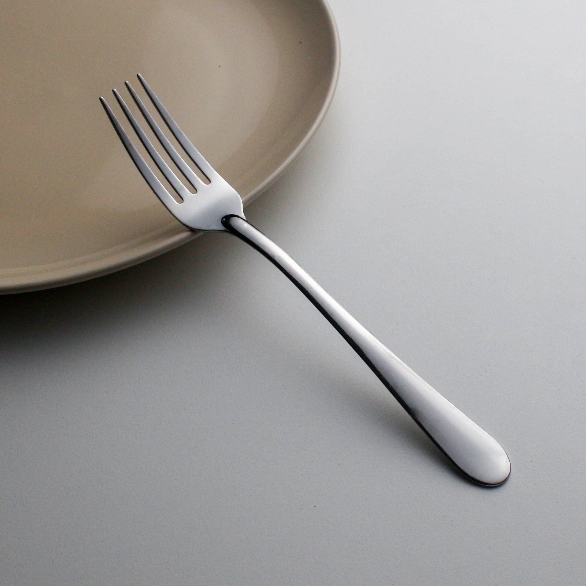 Garpu Makan Stainless Steel SUS 430 Set 12 Pcs Tebal Anti Karat Polos | Cutlery Dinner Fork Hotel